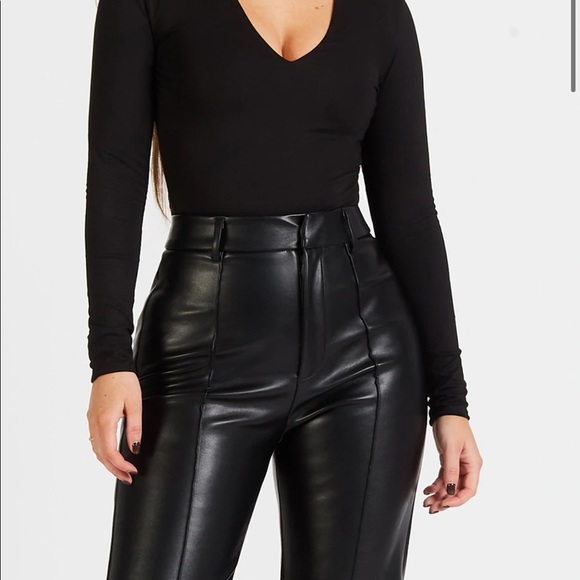 B.O.A. LEATHER WIDE LEG TROUSERS
BLACK *NWT* - Picture 3 of 7